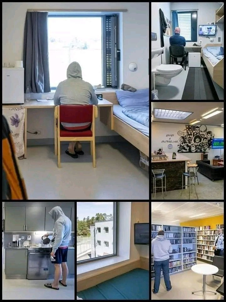Haldeni vangla Norras, kus igas kambris on lameekraanteler ja privaatne dušš