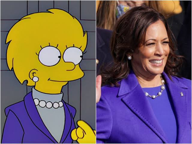 Lisa Simpson filmis Bart to the Future presidendiks – õudselt sarnane Kamala Harrisega. Ennustus või kokkusattumus?