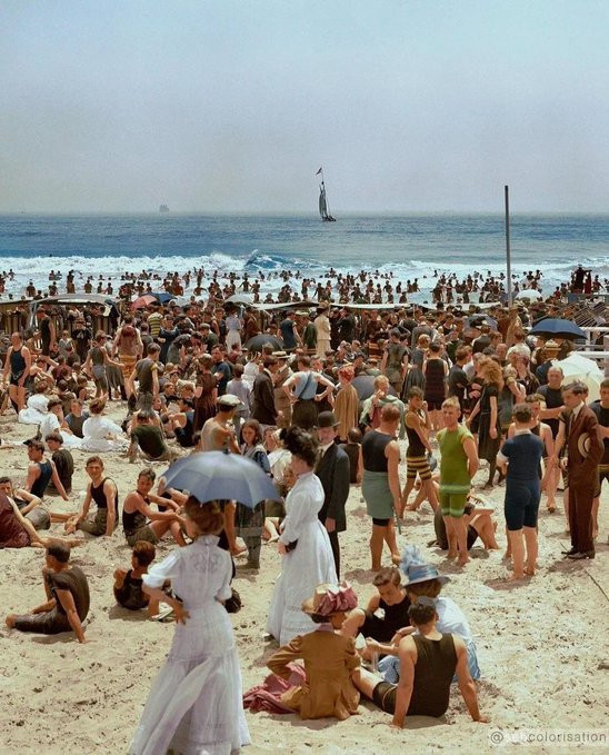 Atlantic City rahvarohke rand, 1908