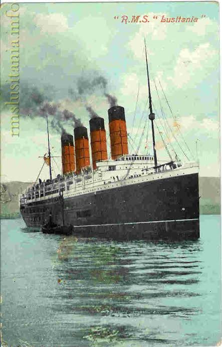 Viimane foto RMS Lusitaniast enne selle uputamist 1915. aastal