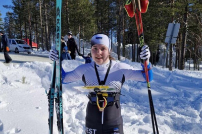 Anett Liisa Parts tuli suusaorienteerumises noorte Euroopa meistriks