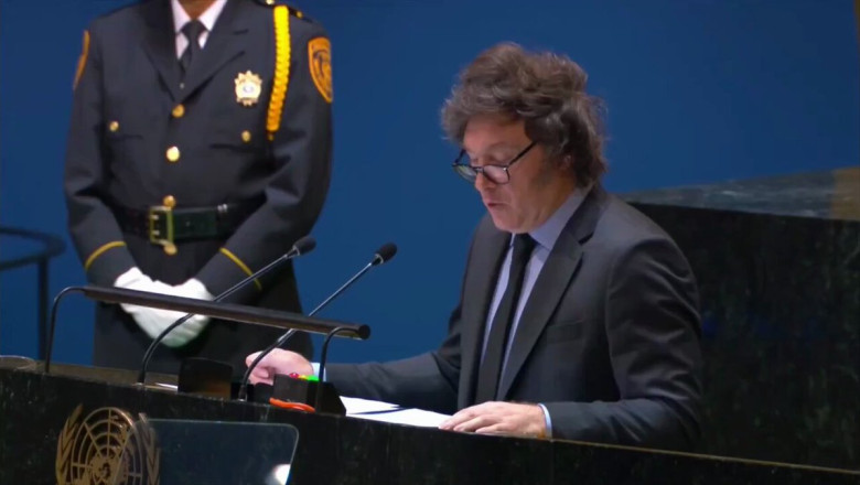 Javier Milei räägib ÜRO-st tõtt