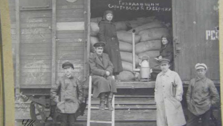 Leedu saadab abi nälgivale Volga piirkonnale, 1922