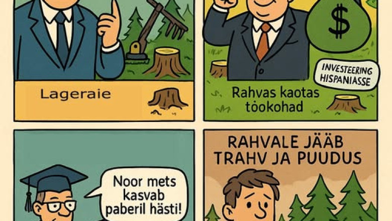Kuidas eestlane oma metsa maha müüs ja veel trahvi ka maksis
